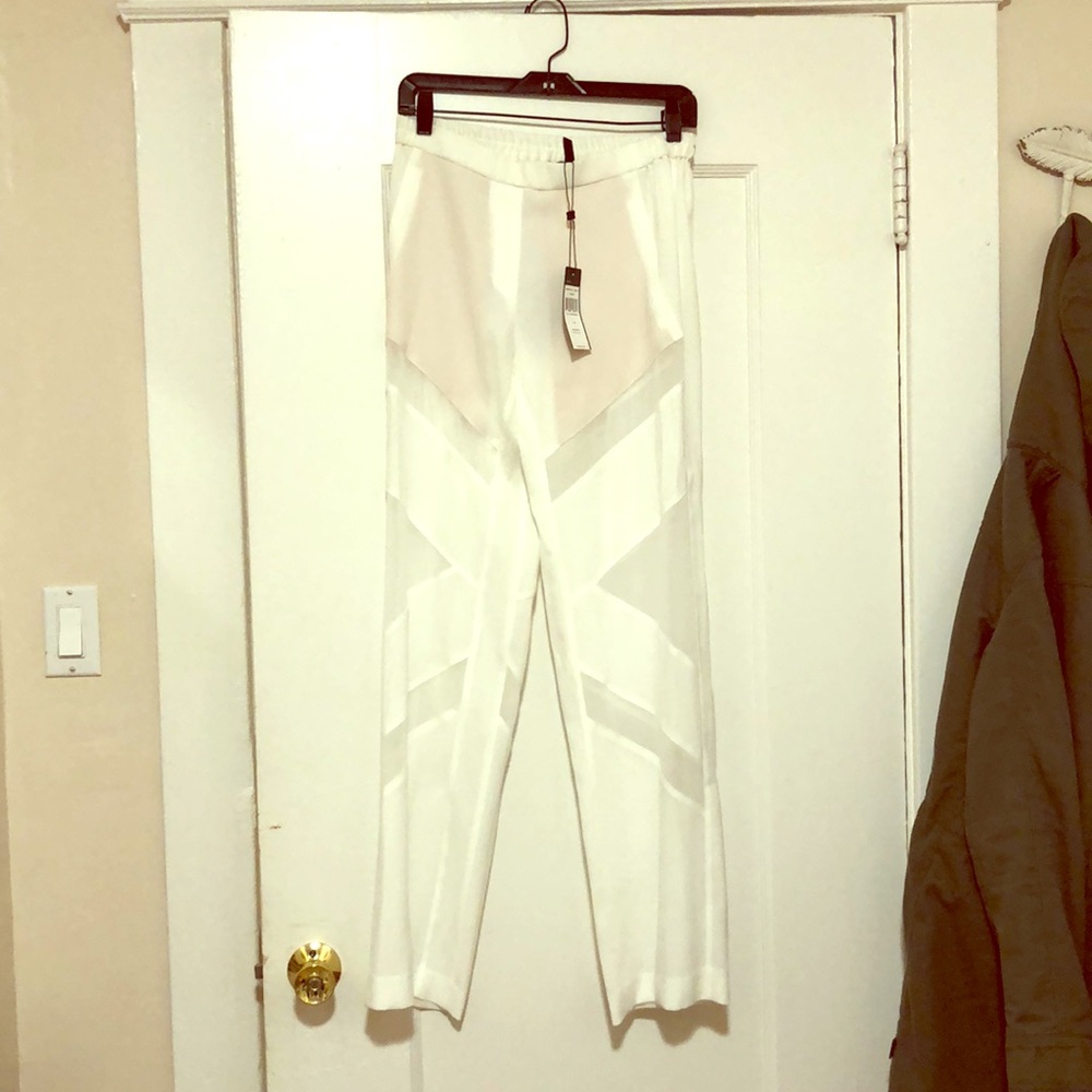 BCBG “Caleb” pants | Color: Off White